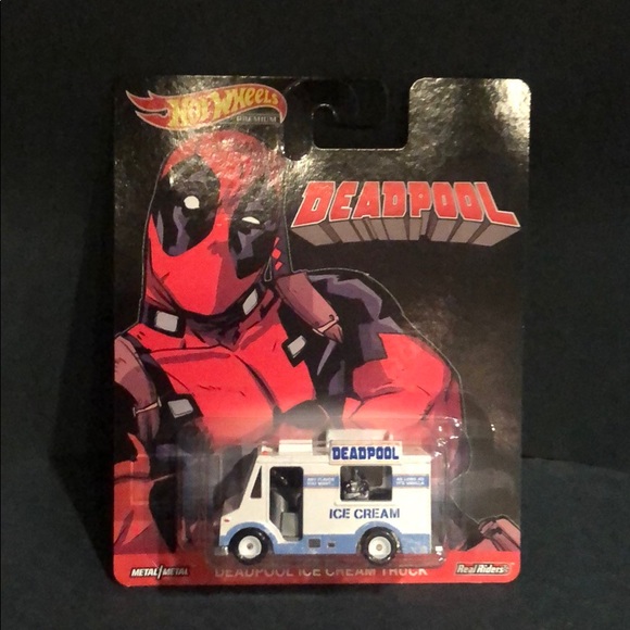 hot wheels deadpool ice cream truck